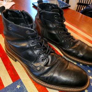 BULL BOXER LEATHER BOOTS SHOES SIZE 9
